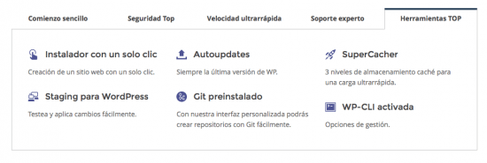 herramientas siteground wordpress