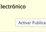 Activar publicar por email