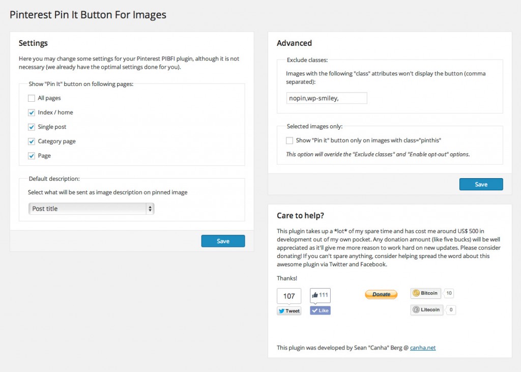 ajustes boton pinterest en imagenes wordpress