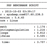 PHP Benchmark (después)