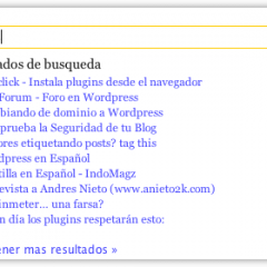 Plugin WordPress traducido – LiveSearch