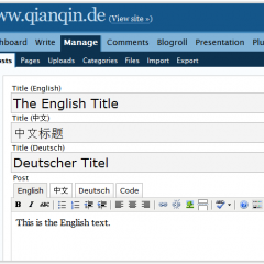 qTranslate – Escribe posts en varios idiomas