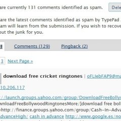 Typepad antispam funciona, y bien