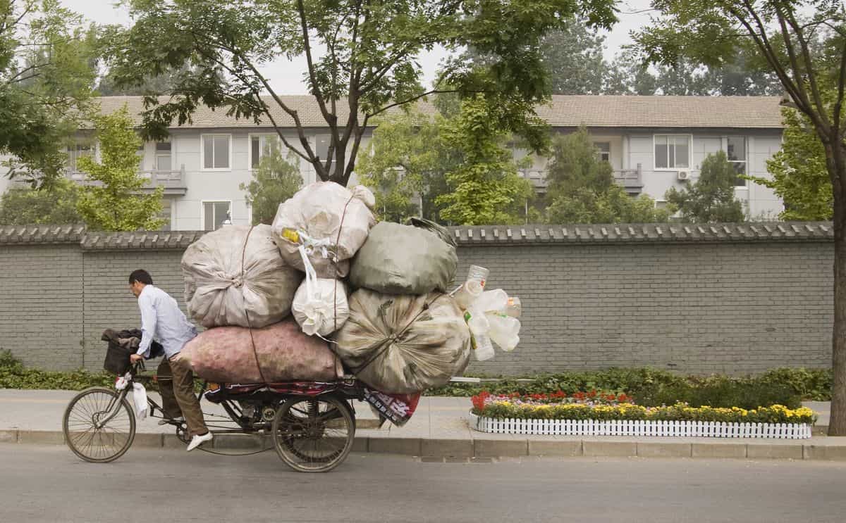 bicicleta sobrecarga