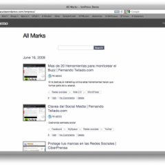 bmPress: Marcadores sociales WordPress