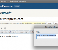 WP.me, el acortador de URLs de WordPress.com