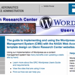 La NASA promueve el uso de WordPress