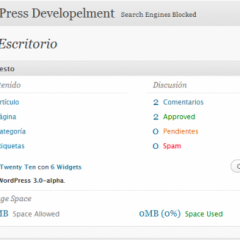 Nuevo esquema de colores en WordPress 3.0