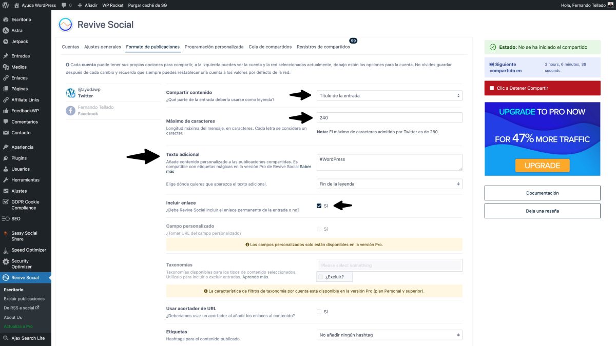 formato revive social plugin