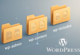 wordpress file folders structure