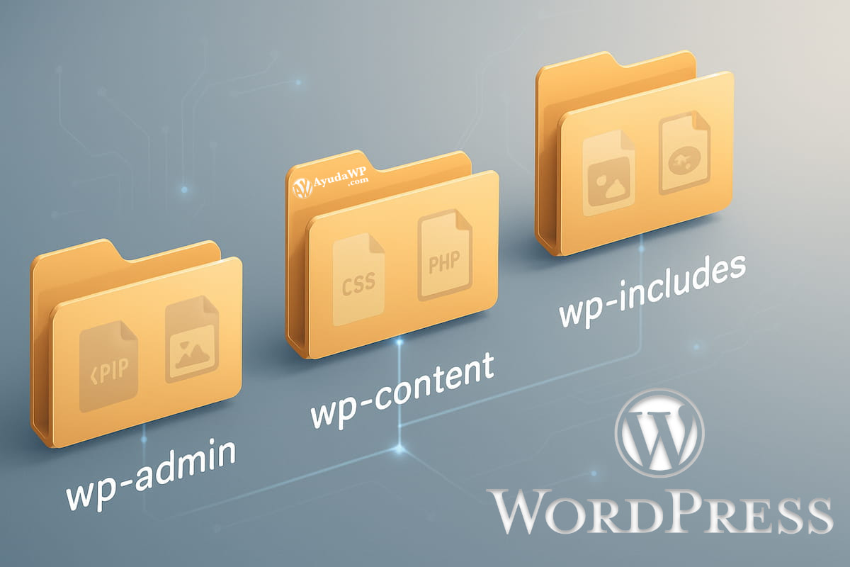 wordpress file folders structure