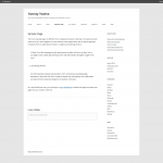 Twenty Twelve pagina sidebar