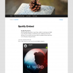 spotify embed wordpress