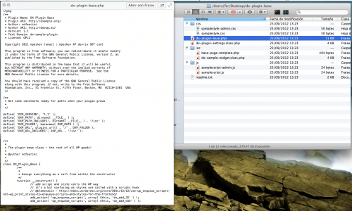 archivos dx base plugin
