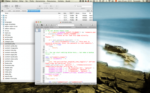 cliente ftp y editor codigo