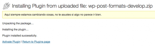 instalar plugin ui formatos entrada