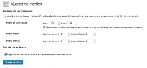 quitar tamaños de imagen wordpress