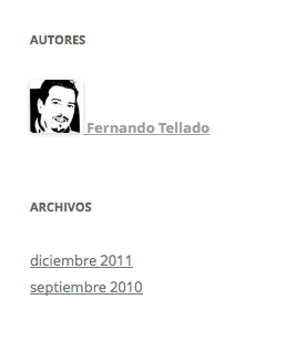 widget autores en blog