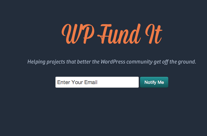 Patrocina proyectos de la comunidad WordPress mediante Crowdfunding