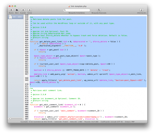 link template wordpress