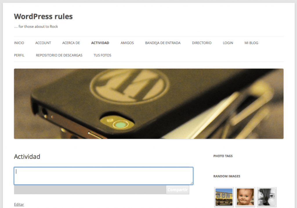 pagina actividad mingle