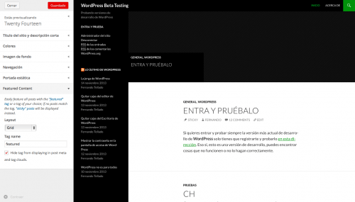 personalizar tema wordpress 3.8