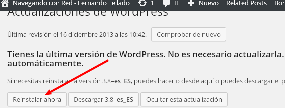 Solucionado el error de versión «3.800000unciona» de WordPress 3.8