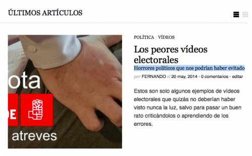 subtitulo wordpress