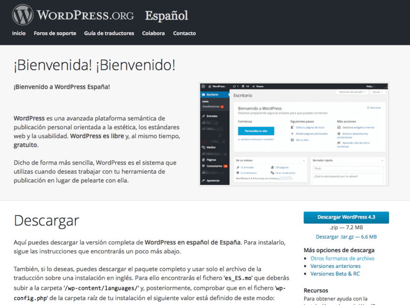 wordpress españa