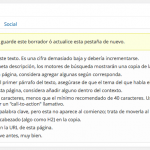 Análisis Yoast