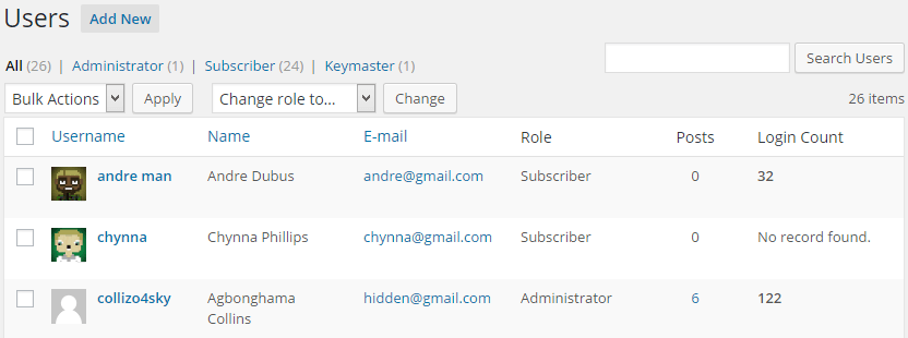 contador acceso usuarios