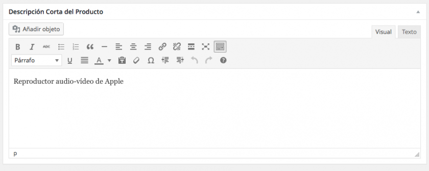 descripción-corta-producto-woocommerce