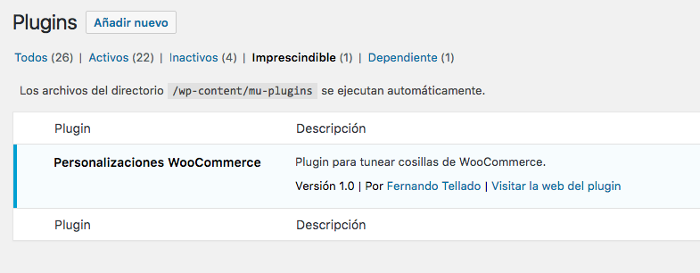 mu-plugins wordpress