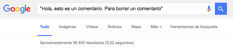 Esto es un comentario WordPress