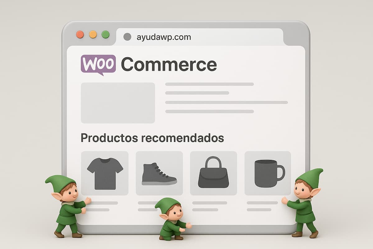 productos relacionados recomendados woocommerce duendes miniatura