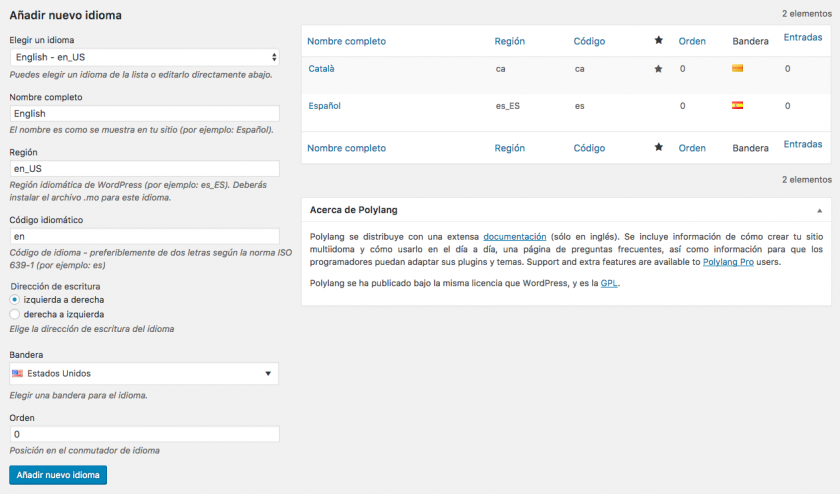 ajustes hreflang wordpress polylang
