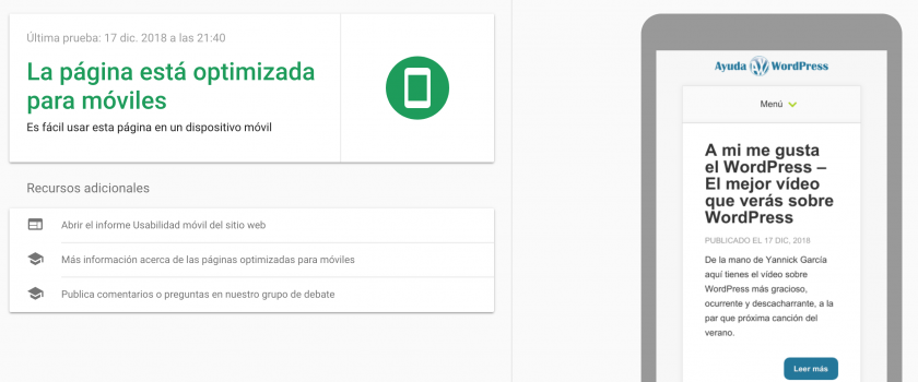 web optimizada moviles