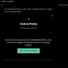 Modo oscuro en la administración de WordPress