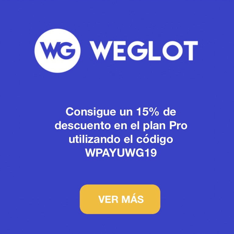Weglot descuento 15%