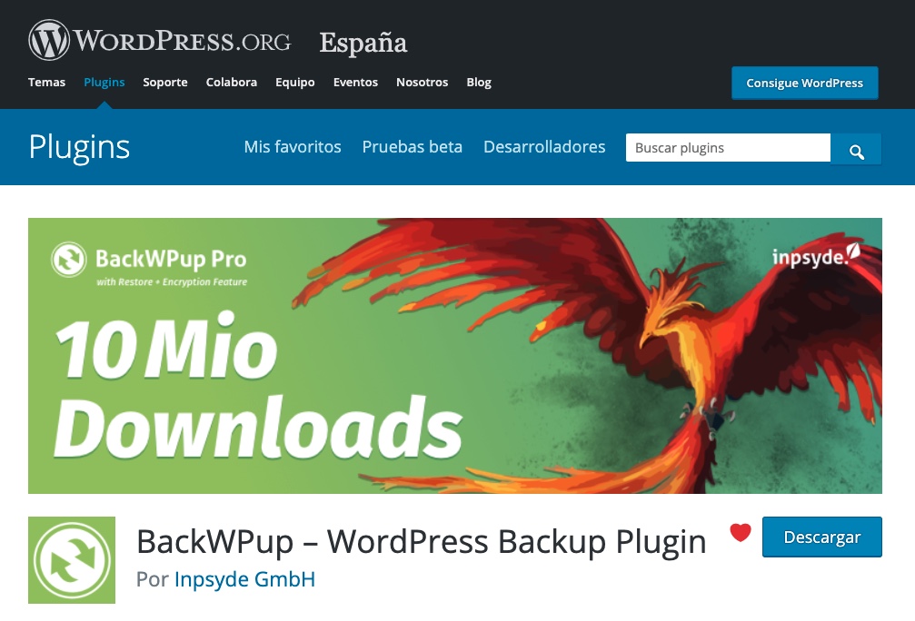 plugin backwpup