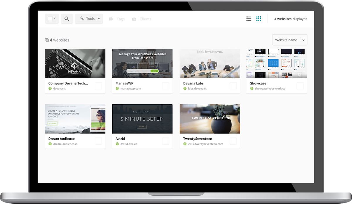 servicio gestión WordPress managewp