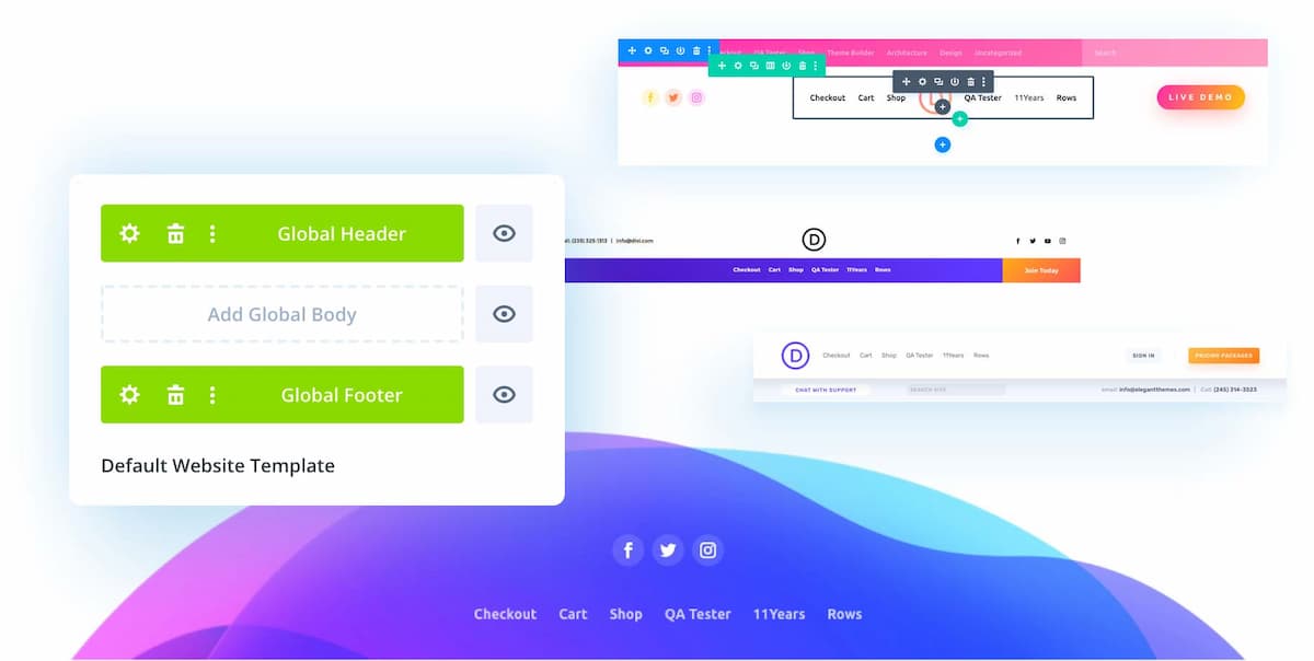 divi frontend builder