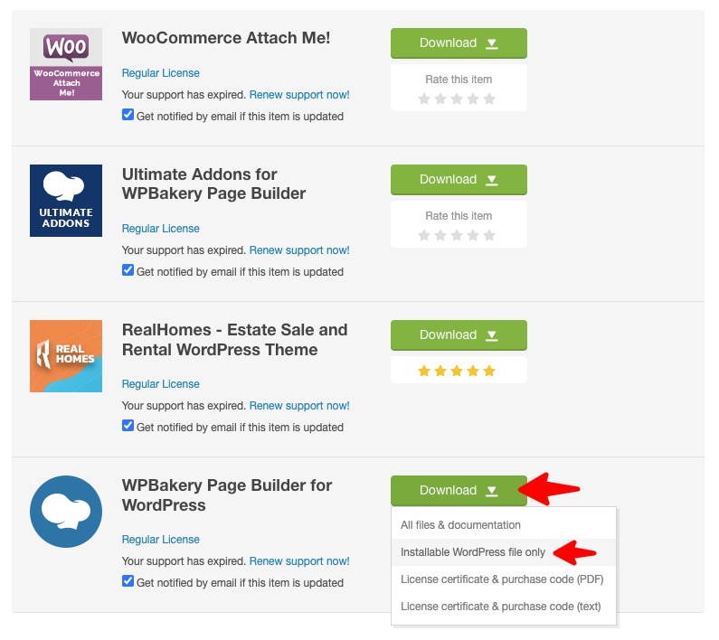 descargas themeforest