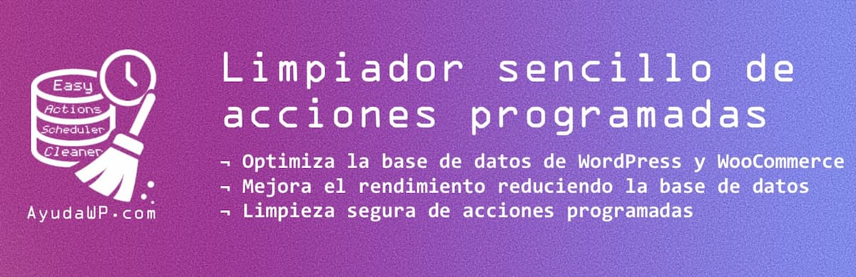 limpiador sencillo programador acciones