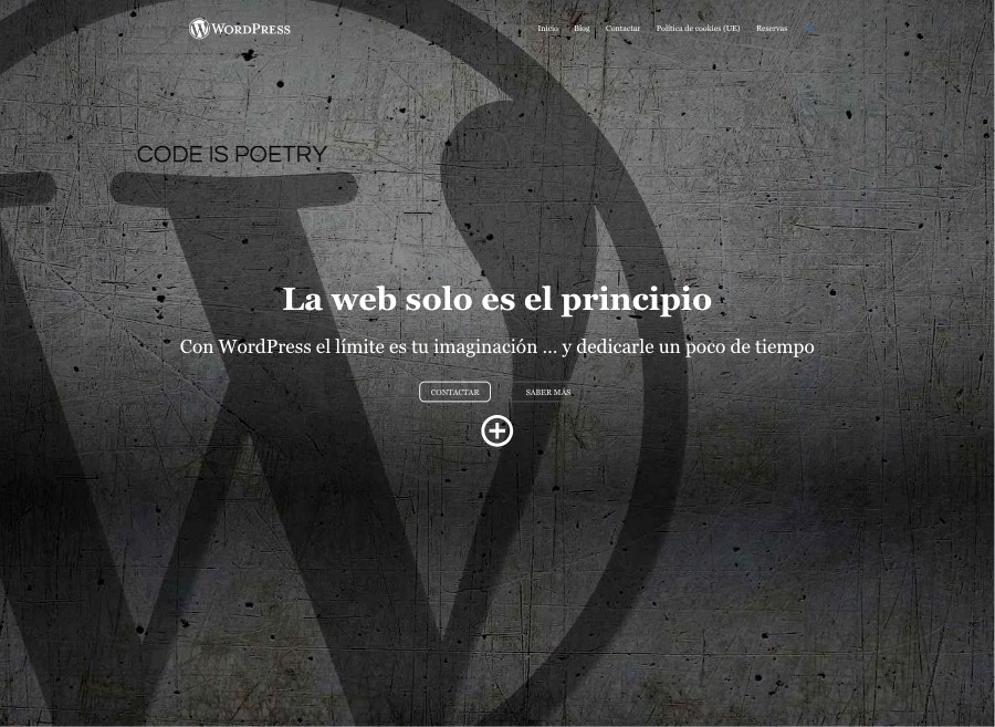 bloque wordpress alto minimo vh escritorio