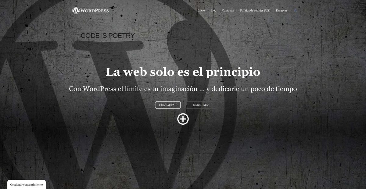 barra gestion consentimientos complianz wordpress izquierda