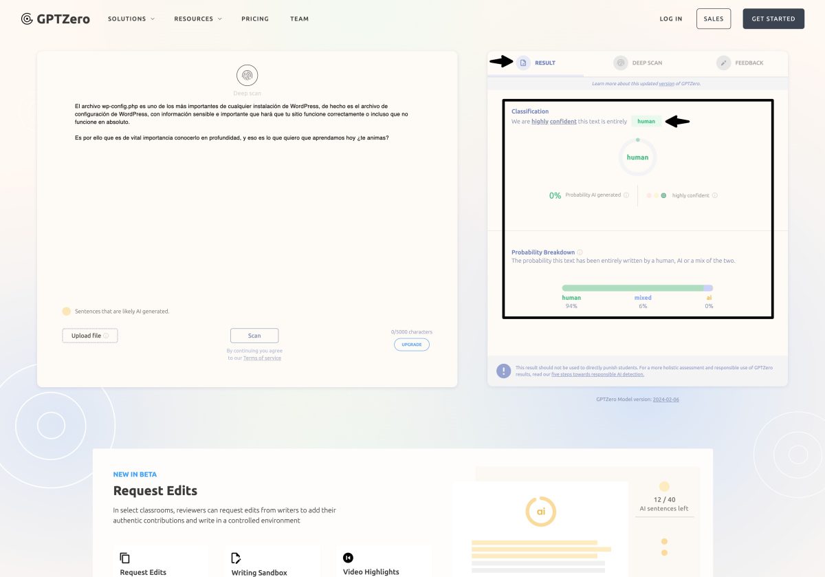 gptzero the trusted ai detector for chatgpt gpt 4 more