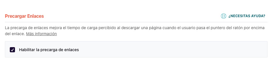 precarga enlaces wp rocket