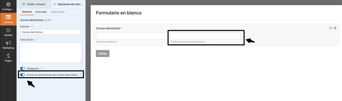 confirmar correo electronico formulario contacto wordpress