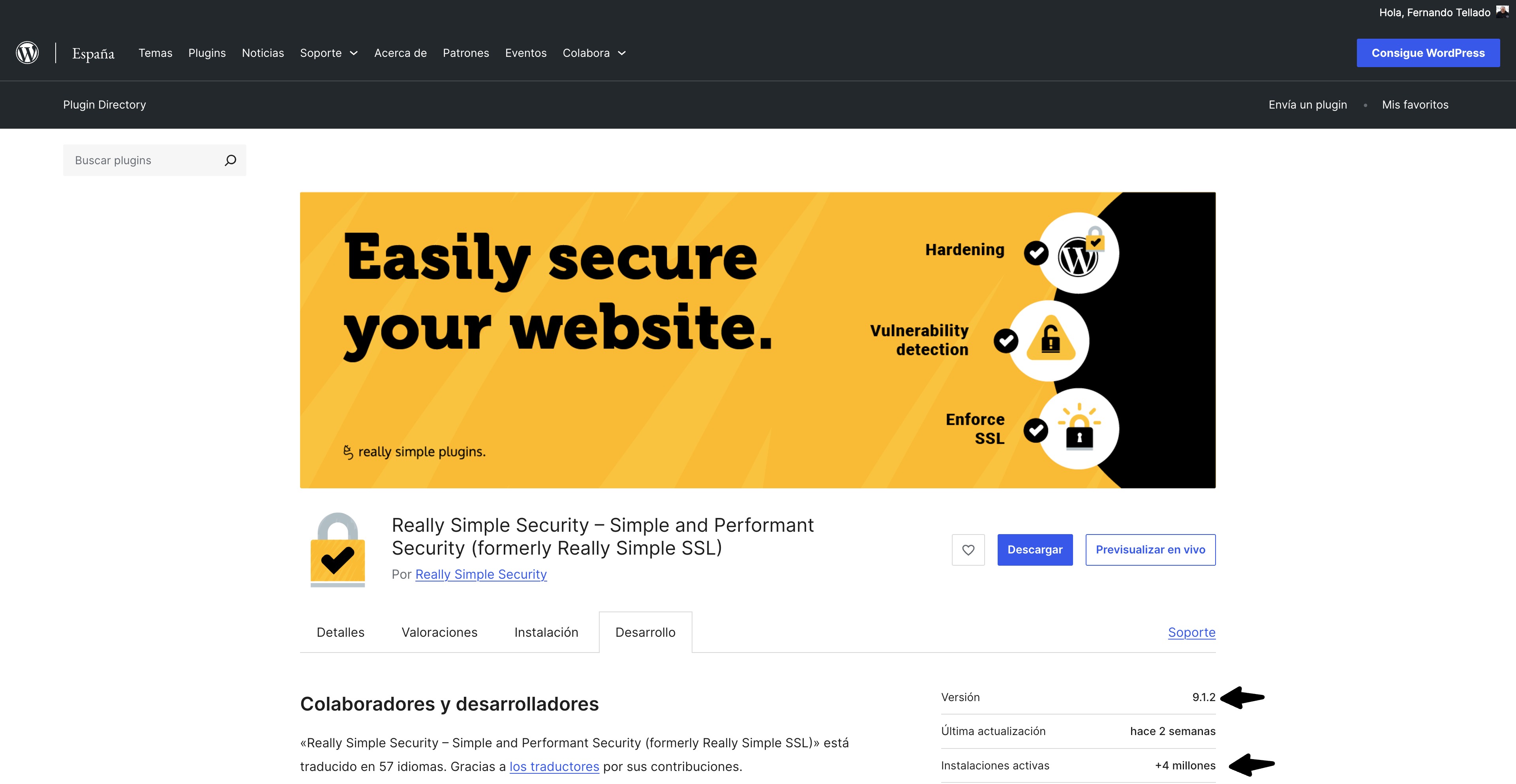 really simple security – simple and performant security formerly really simple ssl – plugin wordpress wordpress org españa 11 25 2024 12 23 pm